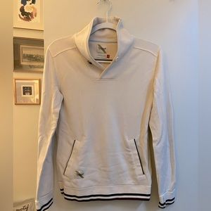 Tracksmith Emil Shawl collar merino sweatshirt pullover S